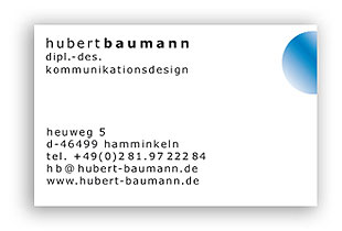 Hubert Baumann, Hamminkeln - Kommunikationsdesign